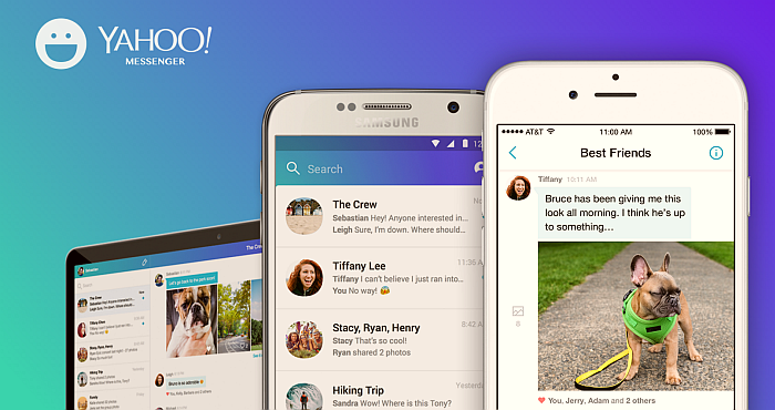 Stay in touch with friends and share files with Yahoo Messenger App