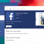Facebook for Microsoft Windows 10 finally released