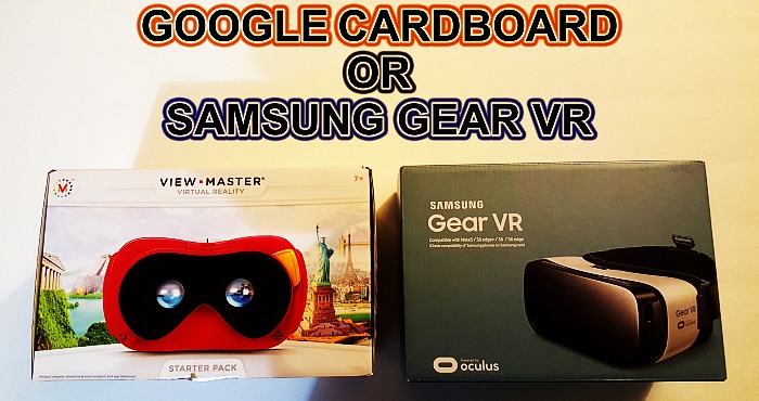 Google Cardboard vs Samsung Gear VR